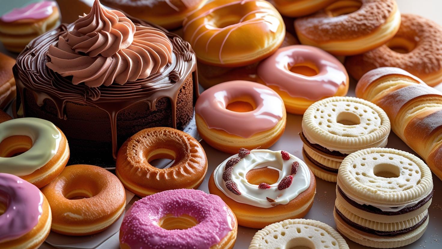 Sweets sugar fat trap