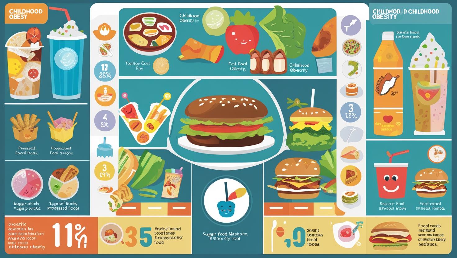 儿童肥胖与饮食关系图